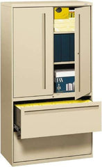 Hon - File & Cabinet Combinations Type: File/Cabinet Combo Color: Putty - USA Tool & Supply