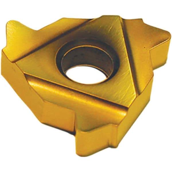 Tool-Flo - L53 Internal 5 API Rotary Shoulder Connections Laydown Threading Insert - Grade AC50F, AlTiN Coated Carbide - USA Tool & Supply
