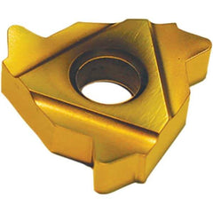 Tool-Flo - L53 Internal 5 API Rotary Shoulder Connections Laydown Threading Insert - Grade AC50F, AlTiN Coated Carbide - USA Tool & Supply
