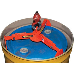 Wesco Industrial Products - 1,000 Lb Load Capacity, 30 & 55 Gal Drum Lifter - 29-1/2" Wide x 5-1/2" High, Steel Wheels - USA Tool & Supply