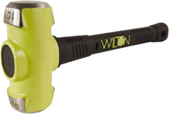 Wilton - 10 Lb Head, 16" Long Sledge Hammer - Steel Head, Steel Handle with Grip - USA Tool & Supply