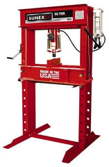 Sunex Tools - 50 Ton Manual Shop Press - 8-1/4 Inch Stroke - USA Tool & Supply