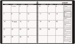 AT-A-GLANCE - 26 Sheet, 9 x 11", Planner Appointment Book - Black - USA Tool & Supply