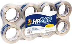 Duck - 1" Wide x 3.1mm Thick x 60 yds Long, HP260 Box Sealing & Label Protection Tape - Clear - USA Tool & Supply