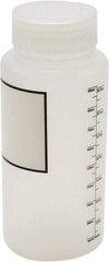 Dynalon Labware - 1,000 mL Wide-Mouth Bottle - Polypropylene, Translucent, 8.2" High x 3-1/2" Diam, 65mm Cap - USA Tool & Supply