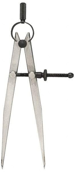 General - 4 Inch Leg, Spring Joint, Steel, Bright Finish, Divider - USA Tool & Supply