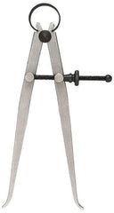 General - 10 Inch Leg, Steel, Bright Finish, Inside Caliper - USA Tool & Supply