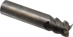 Accupro - 5/8", 3/4" LOC, 5/8" Shank Diam, 3" OAL, 3 Flute, Solid Carbide Square End Mill - Single End, Uncoated, Spiral Flute, 60° Helix, Centercutting, Right Hand Cut, Right Hand Flute - USA Tool & Supply