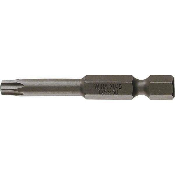 Wiha - T7 Power Bit - 1/4" Drive, 2" OAL - USA Tool & Supply