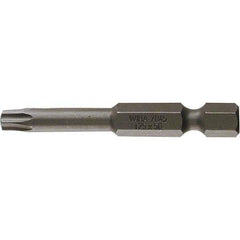 Wiha - T9 Power Bit - 1/4" Drive, 2" OAL - USA Tool & Supply