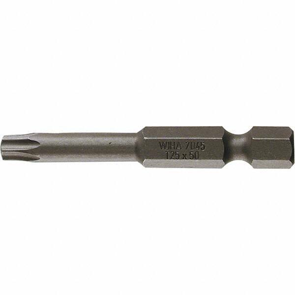 Wiha - T20 Power Bit - 1/4" Drive, 2" OAL - USA Tool & Supply