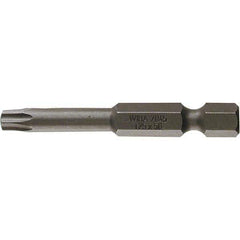 Wiha - T25 Power Bit - 1/4" Drive, 2" OAL - USA Tool & Supply