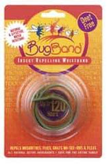 BugBand - 1 Count DEET Free Wrist Band - For Biting Flies, Fleas, Gnats, Mosquitos, No-See-Ums, Ticks - USA Tool & Supply