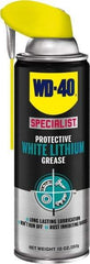 WD-40 Specialist - 10 oz Aerosol Lithium General Purpose Grease - White, Food Grade, 300°F Max Temp, NLGIG 2, - USA Tool & Supply