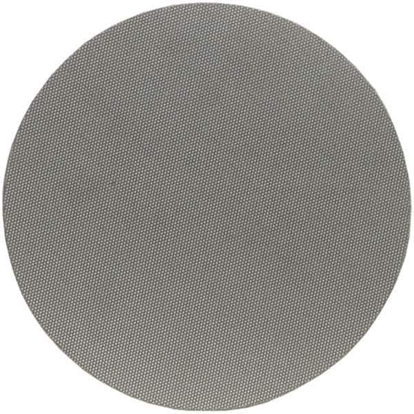 Norton - 8" Diam, 400 Grit Diamond Adhesive PSA Disc - Super Fine Grade, Yellow, Cloth Backing, Flexible - USA Tool & Supply