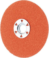 Norton - 4-1/2" Diam 5/8-11 Threaded Hole 36 Grit Fiber Disc - Very Coarse Grade, Ceramic Alumina - USA Tool & Supply