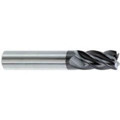 3/4" Dia. - 1-1/2" LOC - 4" OAL - .030-.035 Radius 5 FL Carbide S/E HP End Mill-AlTiN - USA Tool & Supply