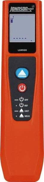 Johnson Level & Tool - 0.05 m to 30.48 m, Laser Distance Finder - 2 AAA Battery, Accurate to 5/64 Inch - USA Tool & Supply
