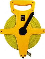 Johnson Level & Tool - 200' x 1/2" Tape Measure - 1/8" & 1mm Graduation, Inch/Metric Graduation Style - USA Tool & Supply