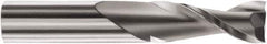 SGS - 8mm Cutting Diam x 25mm Length of Cut, 2 Flute, Upcut Spiral Router Bit - Uncoated, Right Hand Cut, Solid Carbide, 63mm OAL x 8mm Shank Diam, Square End - USA Tool & Supply