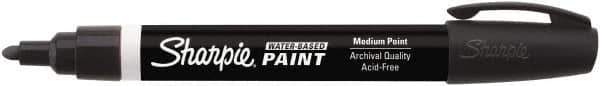 Sharpie - Black Paint Stick - Medium Tip, Water Based - USA Tool & Supply