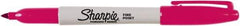 Sharpie - Magenta Permanent Marker - Fine Tip, AP Nontoxic Ink - USA Tool & Supply