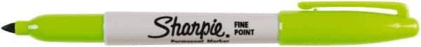 Sharpie - Lime Permanent Marker - Fine Tip, AP Nontoxic Ink - USA Tool & Supply