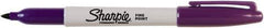 Sharpie - Purple Permanent Marker - Fine Tip, AP Nontoxic Ink - USA Tool & Supply