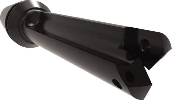 Allied Machine and Engineering - Series Z, 7/16 to 1/2" Diam, ER16 ER Collet, Straight Flute Spade Drill - 1-3/8" Max Depth, 1-29/32" Body Length, 3-5/64" OAL, Short Length, Through Coolant - USA Tool & Supply