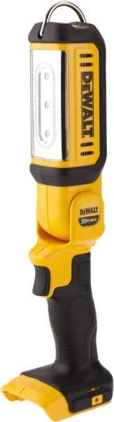 DeWALT - 20 Volts, 500 Lumens, Cordless Work Light - Black/Yellow, Up to 22 hr Run Time - USA Tool & Supply