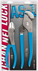 Channellock - 2 Piece Plier Set - Comes in Display Card - USA Tool & Supply