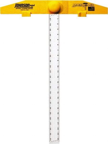 Johnson Level & Tool - 24" Blade Length Aluminum Square - 0.008" Accuracy - USA Tool & Supply