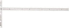 Johnson Level & Tool - 54" Blade Length x 1-1/2" Blade Width, 22" Base Length x 2" Base Width Aluminum Square - 0.008" Accuracy - USA Tool & Supply