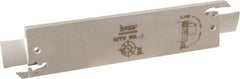 Iscar - 2mm Groove Width, 14mm Max Depth of Cut, Left Hand Cut, HFFH Indexable Grooving Blade - HFPN Insert Style, Series Heliface - USA Tool & Supply