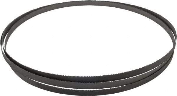 Lenox - 10 to 14 TPI, 10' Long x 1/2" Wide x 0.025" Thick, Welded Band Saw Blade - Bi-Metal, Toothed Edge, Modified Raker Tooth Set, Flexible Back, Contour Cutting - USA Tool & Supply