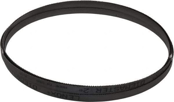 Lenox - 10 to 14 TPI, 13' 3" Long x 1/2" Wide x 0.025" Thick, Welded Band Saw Blade - Bi-Metal, Toothed Edge, Modified Raker Tooth Set, Flexible Back, Contour Cutting - USA Tool & Supply