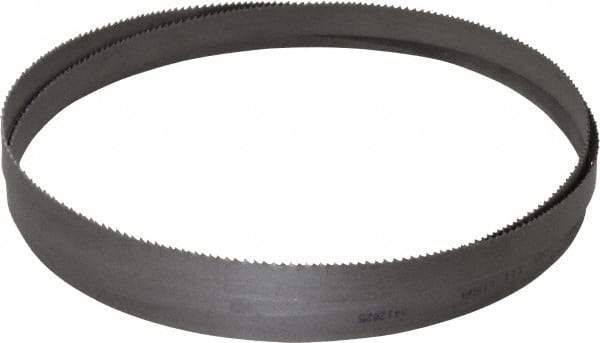 Lenox - 10 to 14 TPI, 5' 4-1/4" Long x 1/2" Wide x 0.025" Thick, Welded Band Saw Blade - Bi-Metal, Toothed Edge, Raker Tooth Set, Flexible Back, Contour Cutting - USA Tool & Supply