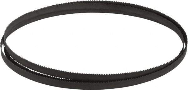 Lenox - 10 to 14 TPI, 6' 8" Long x 3/8" Wide x 0.025" Thick, Welded Band Saw Blade - Bi-Metal, Toothed Edge, Modified Raker Tooth Set, Flexible Back, Contour Cutting - USA Tool & Supply