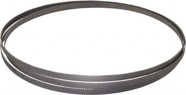 Lenox - 10 to 14 TPI, 7' 9" Long x 3/8" Wide x 0.025" Thick, Welded Band Saw Blade - Bi-Metal, Toothed Edge, Raker Tooth Set, Flexible Back, Contour Cutting - USA Tool & Supply