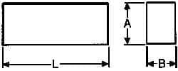 Seco - WKE45 Cobalt Rectangular Tool Bit Blank - 8mm Wide x 16mm High x 140mm OAL - Exact Industrial Supply