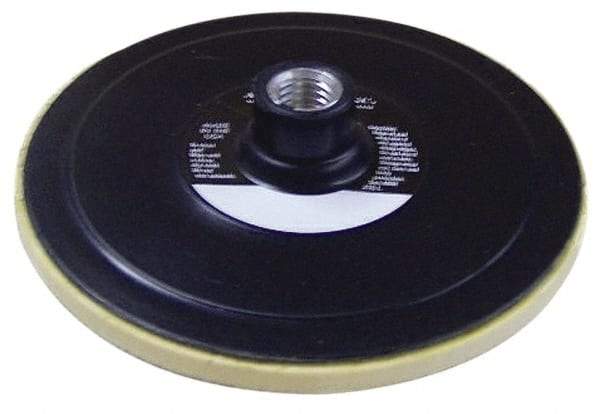AutoQuip - 8" Diam Hook & Loop Disc Backing Pad - Medium Density, 4,800 RPM - USA Tool & Supply