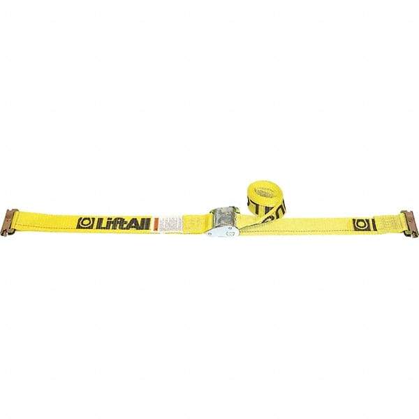 Lift-All - 12' Long x 2" Wide, 800 Lb Basket Capacity, Sling - Yellow - USA Tool & Supply