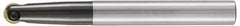 LMT - 3/4" Cut Diam, 3.15" Max Depth of Cut, 1" Shank Diam, 7.48" OAL, Indexable Ball Nose End Mill - 3.15" Head Length, Straight Shank, EBG-R-T Toolholder, GWS 20, WPR 0750 Insert - USA Tool & Supply