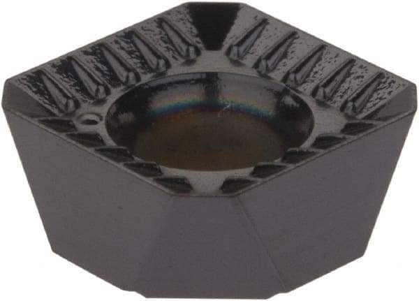 LMT - SNHX1205 Grade LC430T Carbide Milling Insert - TiAlN/TiN Finish, 0.2189" Thick, 1/2" Inscribed Circle, 2mm Corner Radius - USA Tool & Supply