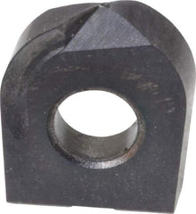 LMT - WPR0375 CF Grade LC240T Carbide Milling Insert - TiAlN/TiN Finish, 0.08" Thick, 3/8" Inscribed Circle - USA Tool & Supply
