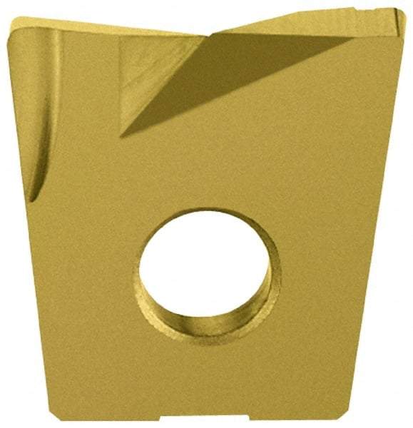 LMT - WPB1000 CF Grade LC610T Carbide Milling Insert - TiAlN/TiN Finish, 0.16" Thick, 1" Inscribed Circle, 1/16" Corner Radius - USA Tool & Supply