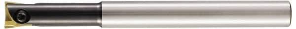 LMT - 1/2" Cut Diam, 1.34" Max Depth of Cut, 1/2" Shank Diam, 5.2" OAL, Indexable Square Shoulder End Mill - WPB 0500, WPV 0500 Inserts, Cylindrical Shank - USA Tool & Supply