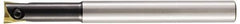 LMT - 1/2" Cut Diam, 1.34" Max Depth of Cut, 1/2" Shank Diam, 5.2" OAL, Indexable Square Shoulder End Mill - WPB 0500, WPV 0500 Inserts, Cylindrical Shank - USA Tool & Supply