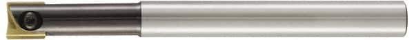 LMT - 1" Cut Diam, 2.83" Max Depth of Cut, 1" Shank Diam, 7.48" OAL, Indexable Square Shoulder End Mill - WPR 1000, WPV 1000 Inserts, Cylindrical Shank - USA Tool & Supply