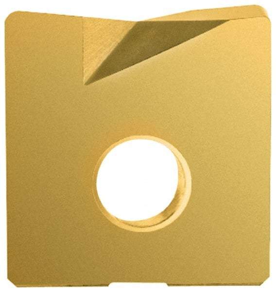 LMT - WPV0750 Grade LC610T Carbide Milling Insert - TiAlN/TiN Finish, 0.12" Thick, 3/4" Inscribed Circle, 1/16" Corner Radius - USA Tool & Supply